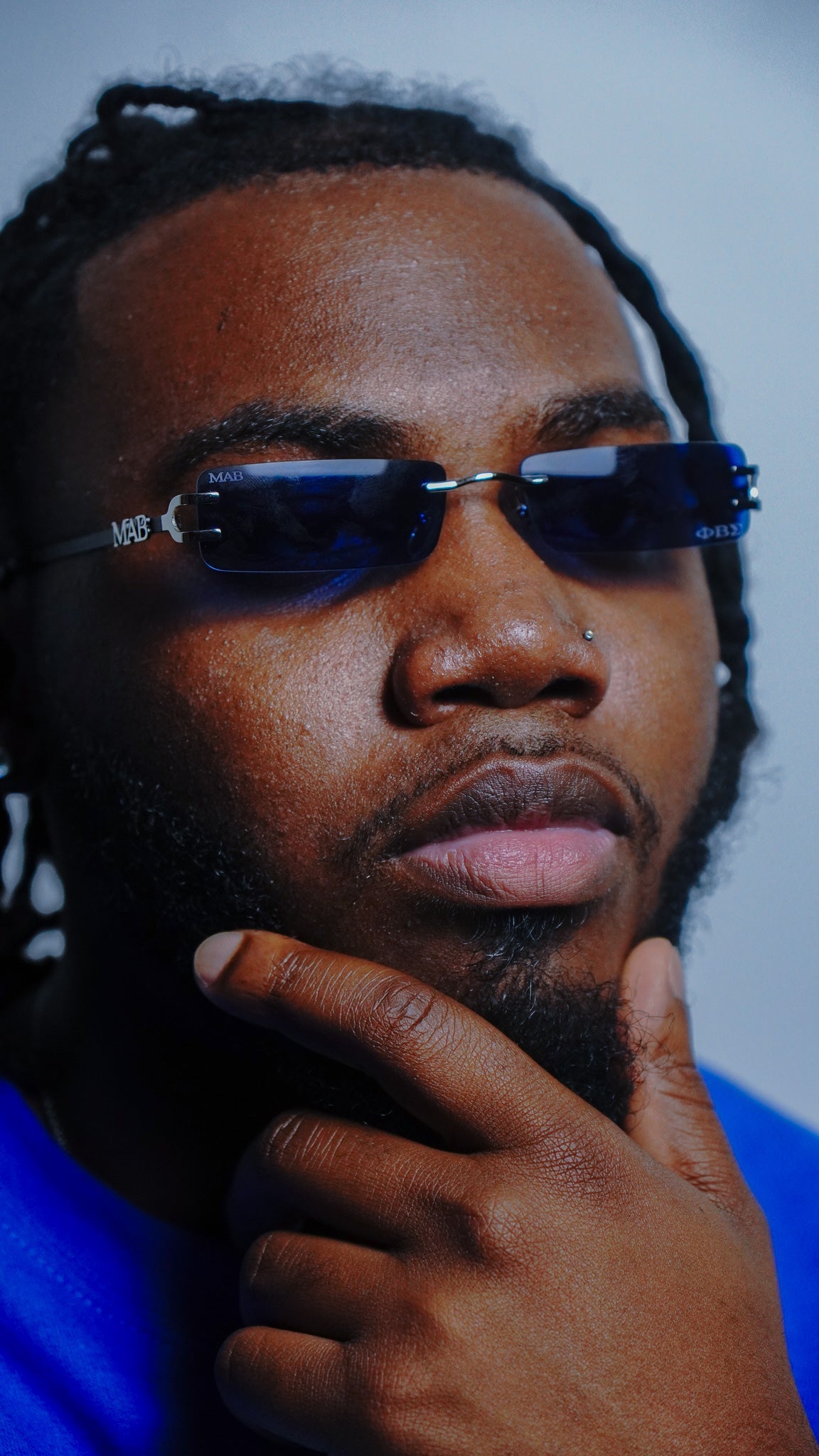 Rimless 'MAB' Shades